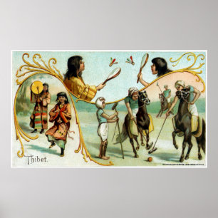 19th C. Tibet Poster
