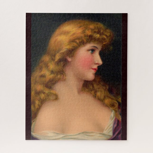 19th century beautiful woman jigsaw puzzle (Vertical)