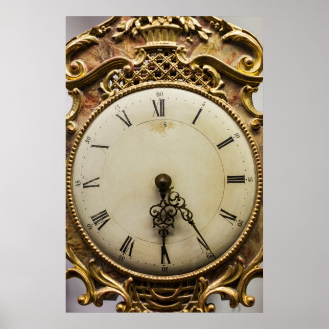 19th century clock face, Germany Poster (Front)