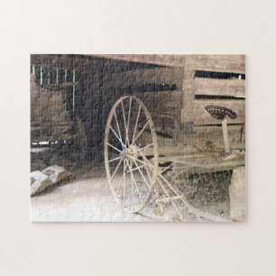 19th Century Farm Scene from Cades Cove TN Jigsaw Puzzle