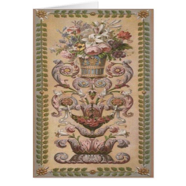 19th Century Ornamental Card (Front)