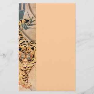 19th century painting of a tiger by Kuniyoshi Utag Stationery