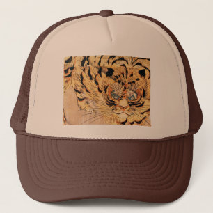 19th century painting of a tiger by Kuniyoshi Utag Trucker Hat