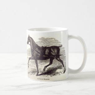 19th century print An English Roadster horse Coffee Mug