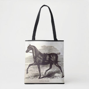 19th century print An English Roadster horse Tote Bag