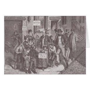 19th Century Street Dentist in New York - Antique