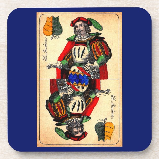 19th century tarot card no. 1 coaster (Front)