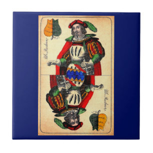 19th century tarot card no. 1 tile