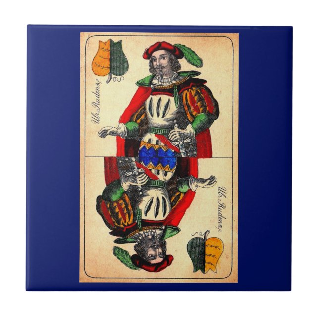 19th century tarot card no. 1 tile (Front)