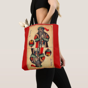 19th century tarot card no. 2 print tote bag