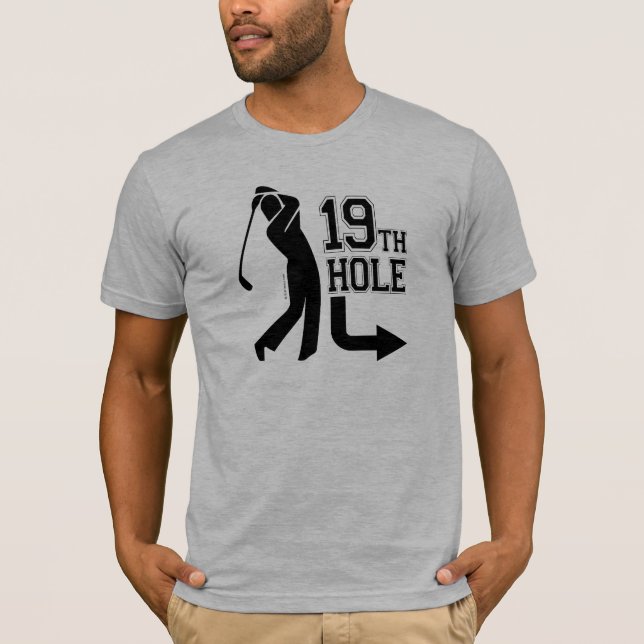 19th Hole (Around Back) T-Shirt (Front)