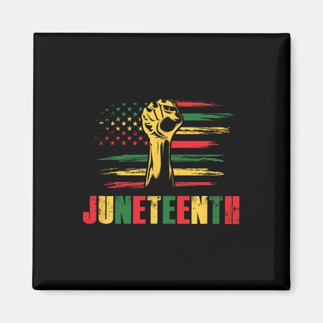 19th Of June 1865 - Black History Month Juneteenth Magnet (Front)