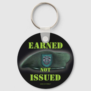 19th special forces flash green berets Keychain