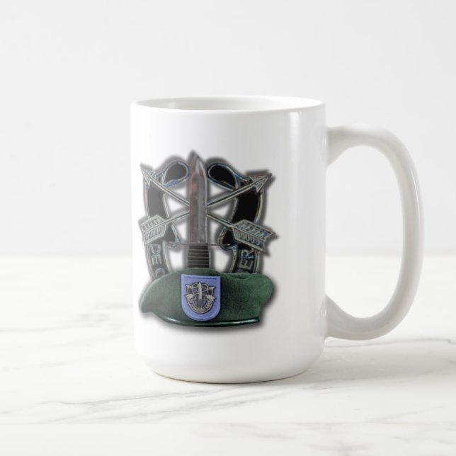 19th Special forces green berets veterans vets Coffee Mug (Right)