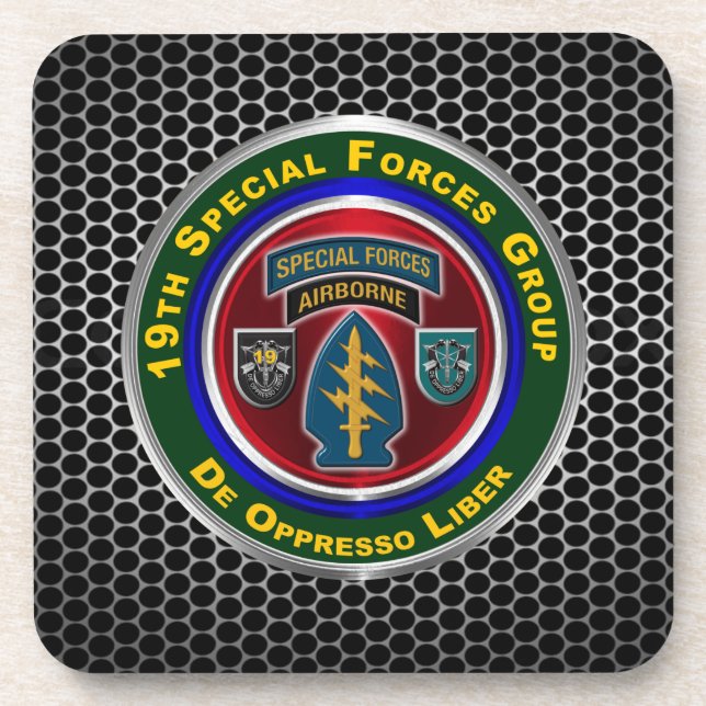 19th Special Forces Group (Airborne) Coaster (Front)