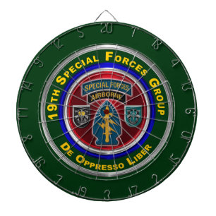 19th Special Forces Group Airborne Dartboard