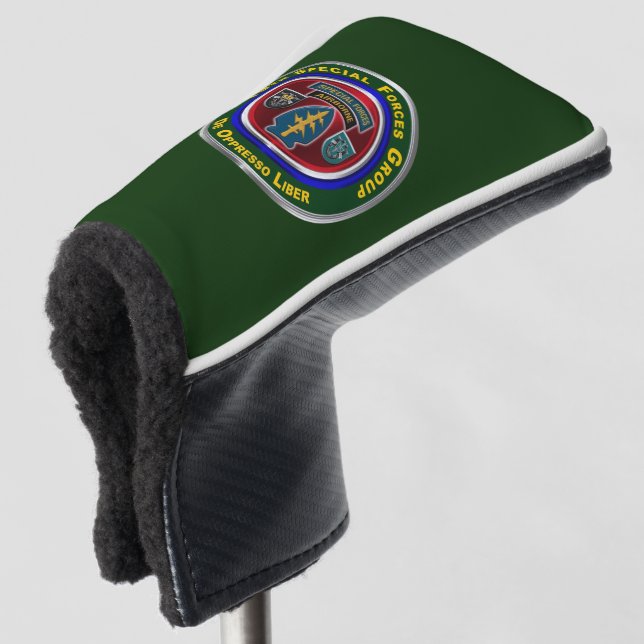 19th Special Forces Group (Airborne)  Golf Head Cover (3/4 Front)