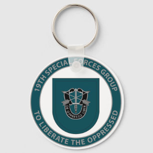 19th Special Forces Group Key Ring