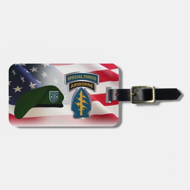 19th  Special Forces Group  Luggage Tag (Front Horizontal)