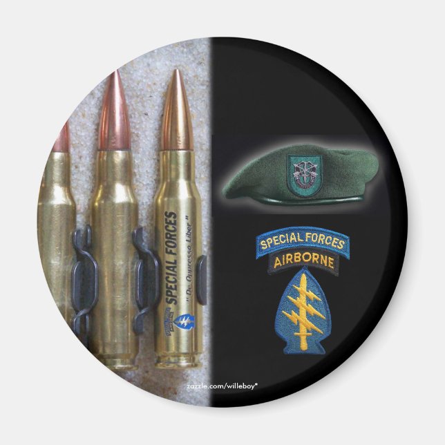 19th special forces group patch iraq magnet  vfw (Front)