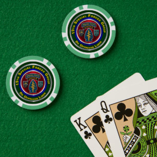 19th Special Forces Group Poker Chips