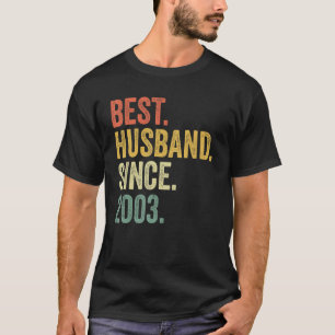 19th Wedding Aniversary For Him Best Husband Since T-Shirt