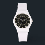 19th Wedding Anniversary eWatch Watch<br><div class="desc">She loves mandalas,  striking bold designs,  needs a watch AND it's her 19th wedding anniversary? Then you've found her the perfect gift for their anniversary,  exclusively at my shop at Zazzle!</div>