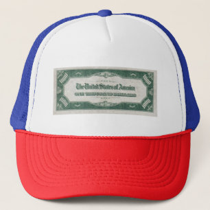$1,000 Dollar Bill. Trucker Hat