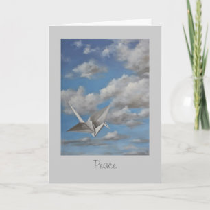 1,000th Crane, Peace card