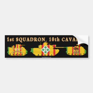 1/10th Cavalry VSR Armoured Fighting Vehicles Bumper Sticker