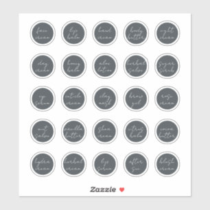 1.14" Black Customisable Cosmetic Jar Cream Balm