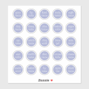 1.14" Lavender Customisable Mini Cosmetic Jar 