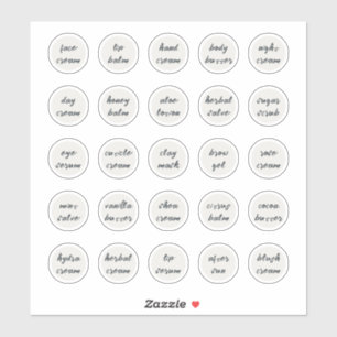 1.14" White Customisable Cosmetic Jar Cream Balm