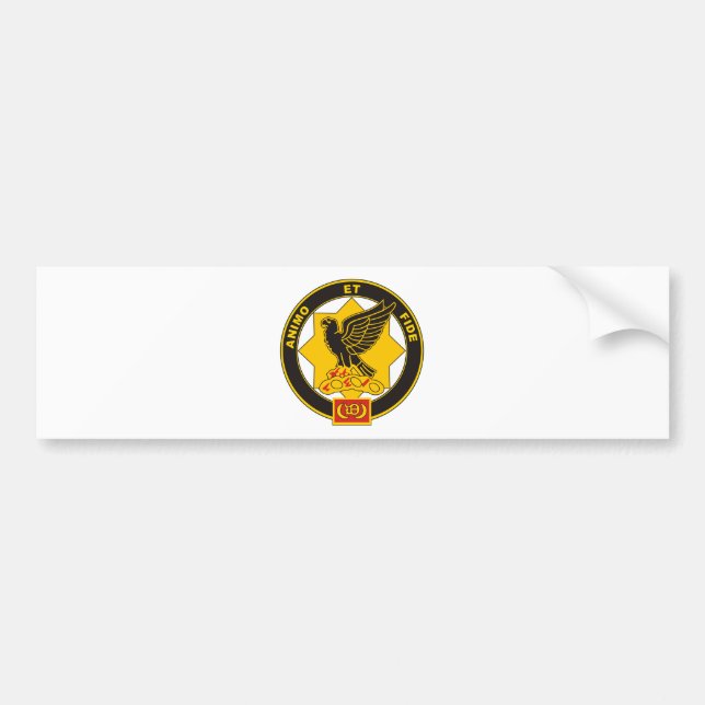 1-1 Cavalry Regiment Bumper Sticker (Front)