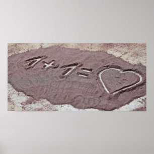 1 + 1 Equals Love Poster