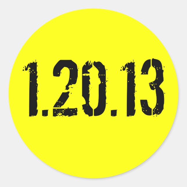 1.20.13 CLASSIC ROUND STICKER (Front)
