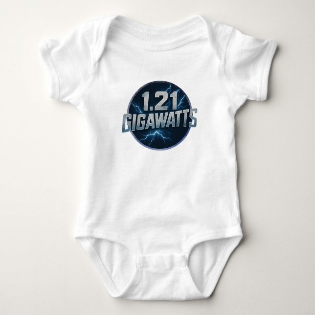 1.21 Gigawatts Baby Bodysuit (Front)