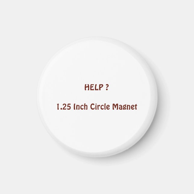 1.25 Inch Circle Magnet (Front)