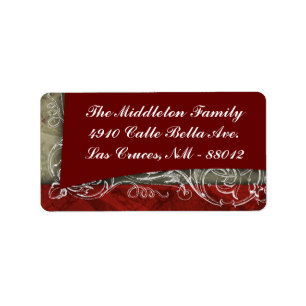 1.25"x2.75" Christmas XMAS Mailing Address Label