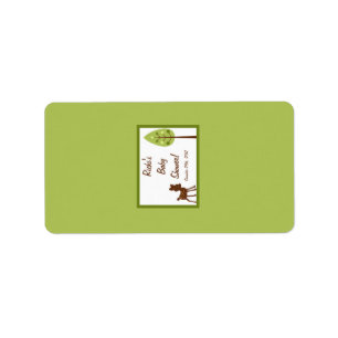 1.25"x2.75" Hershey's Miniature Woodland Friends Label