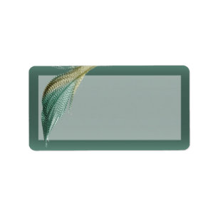 1.25"x2.75" Mailing Address Animal Quail Feather Label