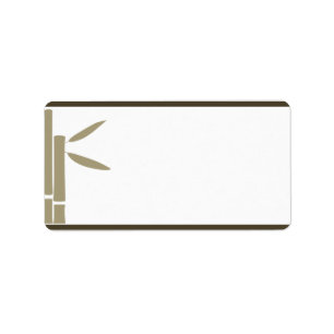 1.25"x2.75" Mailing Address Bamboo Bliss Label