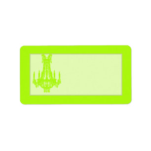 1.25"x2.75" Mailing Address Crystal Chandelier Gli Label