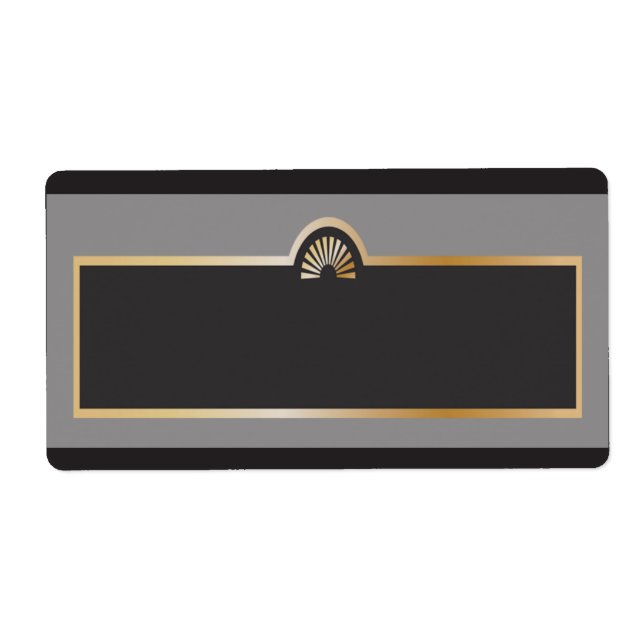 1.25"x2.75" Mailing Address Gatsby Theme (Front)