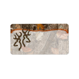 1.25"x2.75" Mailing Address Hunting Couple Deer Label