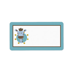 1.25"x2.75" Mailing Address Jungle Tales Safari Label