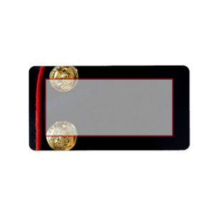 1.25"x2.75" Mailing Address Marine Dress Blues Uni Label