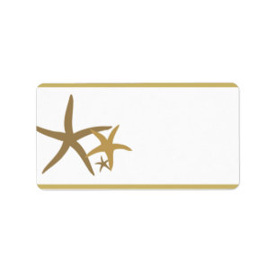 1.25"x2.75" Mailing Address Sandy Beach Label