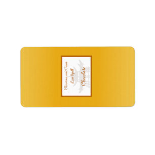 1.25"x 2.75" Hershey"s Miniature Warm Sunset Label