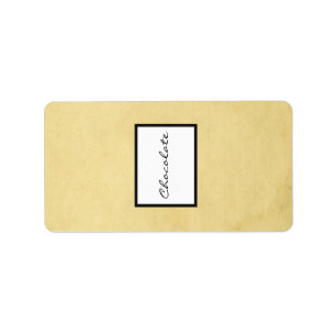 1.25" x 2.75" Hershey's Cattail/Dragonfly Silhouet Label